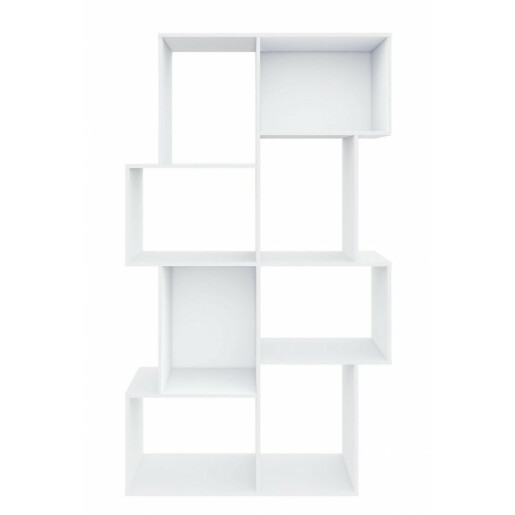 Biblioteca mdf alb Arctic 104.7x35x182 cm