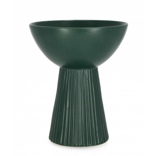 Set 6 vaze flori portelan verde Aulis 16x20 cm