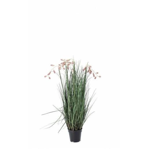 Planta artificiala in ghiveci verde roz 70x100 cm