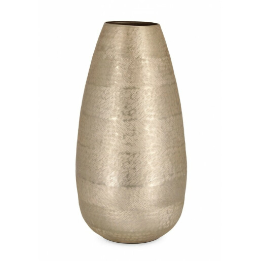 Vaza flori aluminiu auriu 20x40 cm