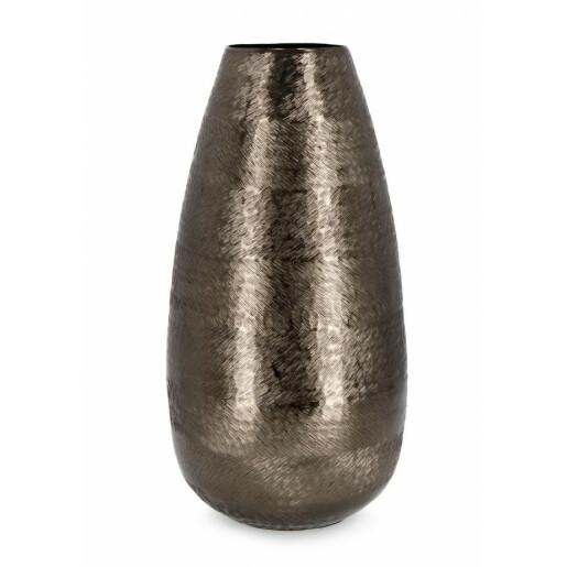 Vaza flori aluminiu negru 20x40 cm