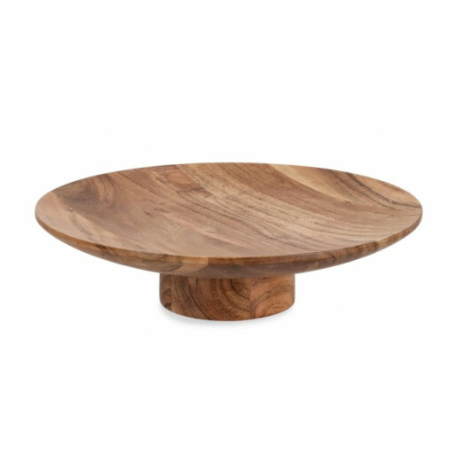 Set 2 platouri decorative lemn maro Aimi 29x27x7 cm