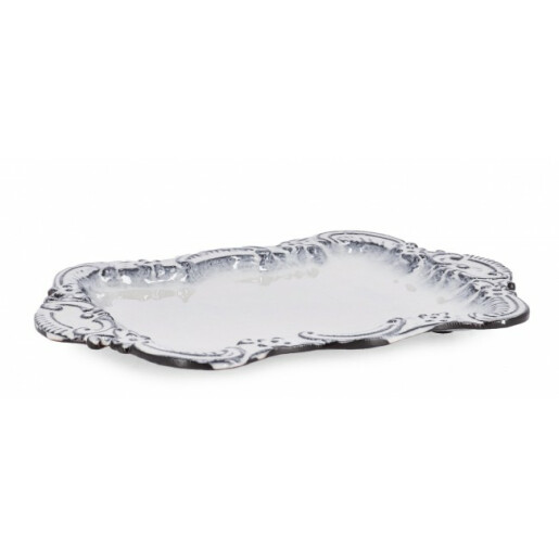 Set 4 platouri aluminiu 26.5x18x1.5 cm