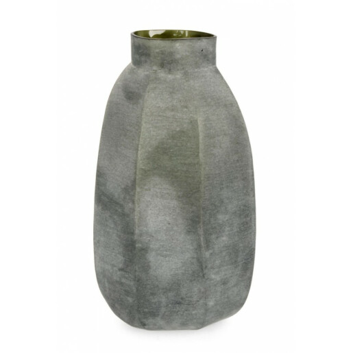 Vaza flori sticla verde Mirissa 28x49.5 cm