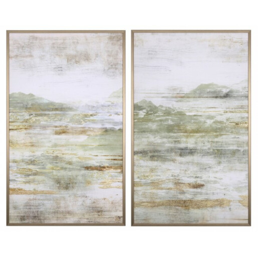 Set 2 tablouri canvas abstract 55x2.5x90 cm x2