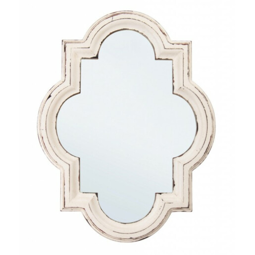 Oglinda perete rama alb vintage Venere 62x2.5x47.5 cm