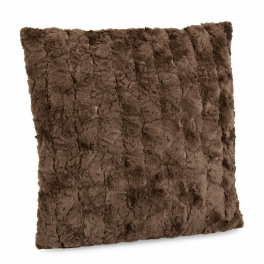 Set 6 perne textil maro Wolly 45x45 cm