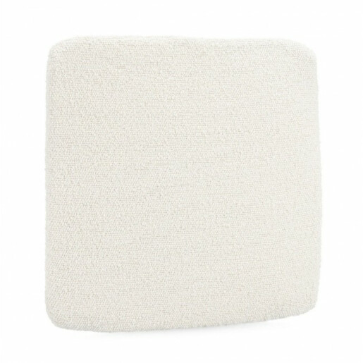 Set 5 perne scaune textil alb 38x38x2 cm