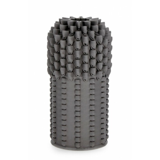 Vaza flori ceramica gri Reena 12x23 cm