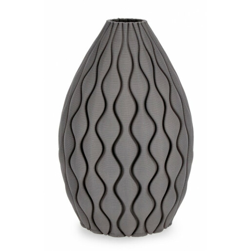 Vaza flori ceramica gri Kylo 19x28 cm