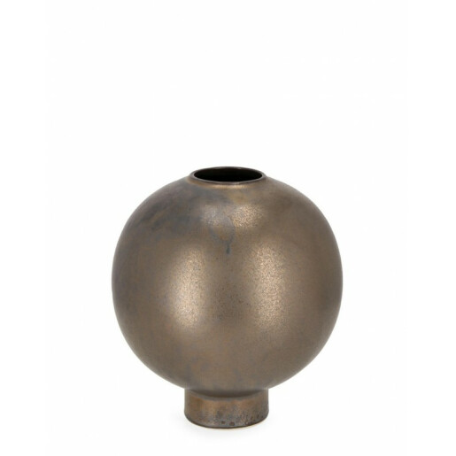 Set 2 vaze flori portelan bronz Ryo 20.8x23 cm