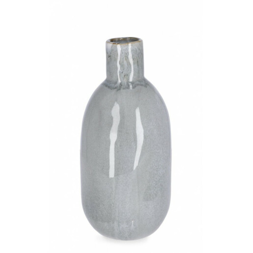 Set 6 vaze flori ceramica albastra Iku 13.5x29 cm
