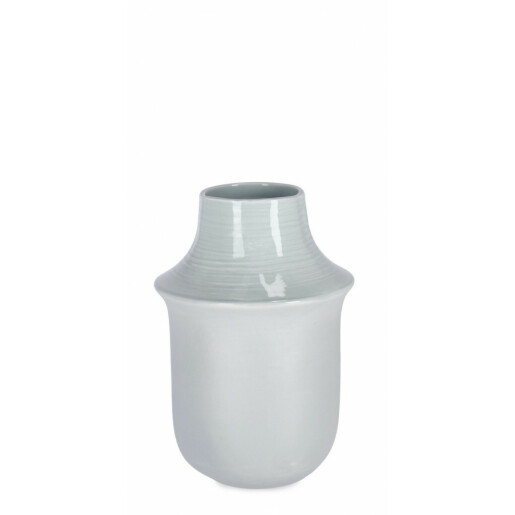 Vaza flori ceramica albastra Isao 20x26 cm