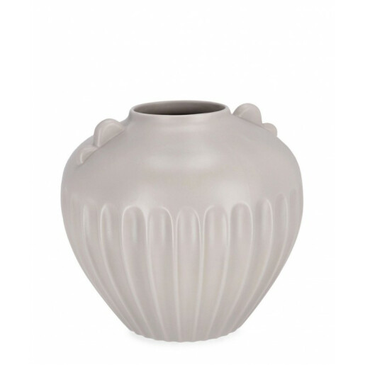 Vaza flori ceramica bej Juzo 27x24 cm