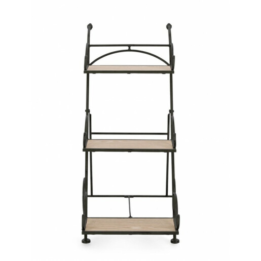 Suport flori otel mdf Guenda 54x34x78 cm