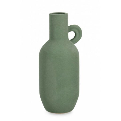 Set 8 vaze flori portelan verde Freyr 12x30 cm