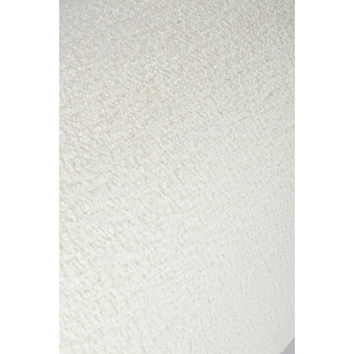 Banca lemn natur textil alb Dayla 108x41.5x48 cm