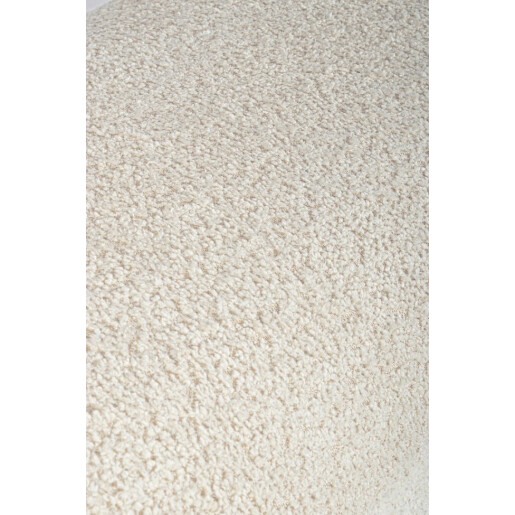 Banca lemn natur textil crem Dayla 108x41.5x48 cm
