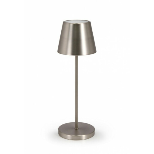 Veioza metal argintiu Etna 12x38 cm