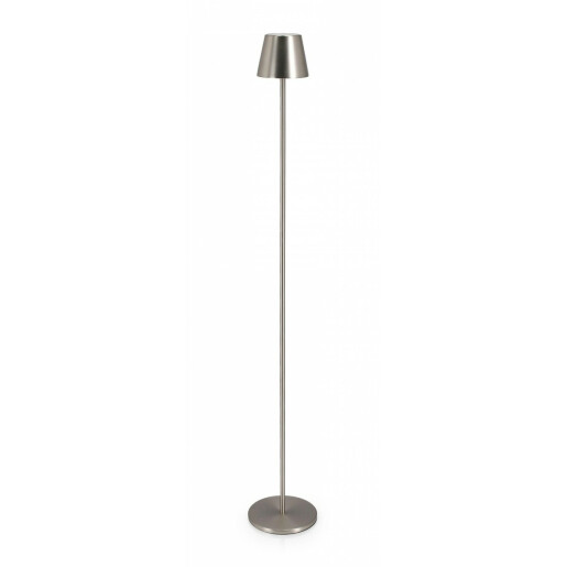 Lampadar cu led metal argintiu Etna 17x115 cm