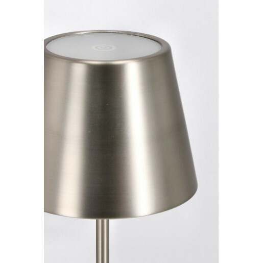 Veioza metal argintiu Etna 12x38 cm