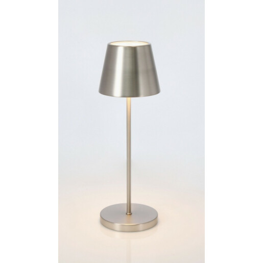 Veioza metal argintiu Etna 12x38 cm