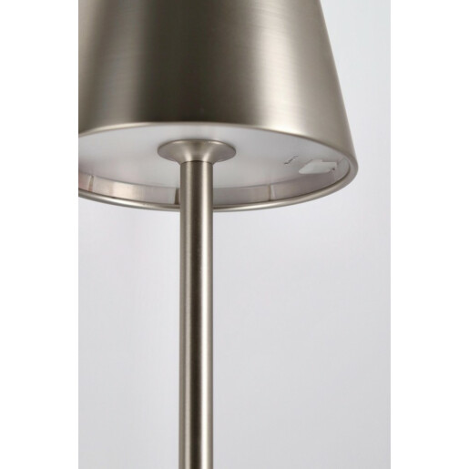 Lampadar cu led metal argintiu Etna 17x115 cm