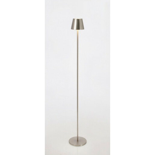 Lampadar cu led metal argintiu Etna 17x115 cm