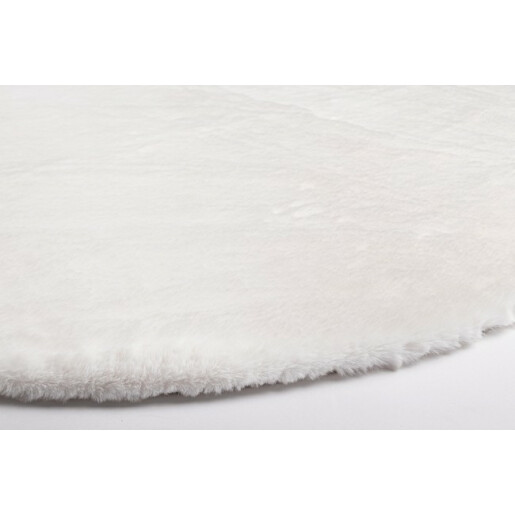 Set 4 covorase textil alb Kathlin 90 cm
