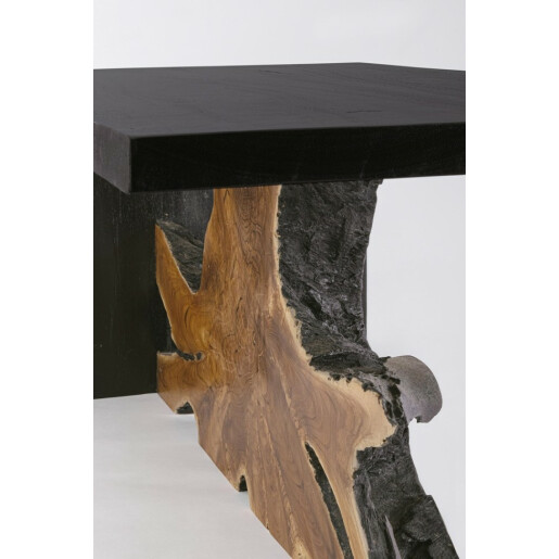 Masuta lemn negru maro Marwood 110x60x50 cm