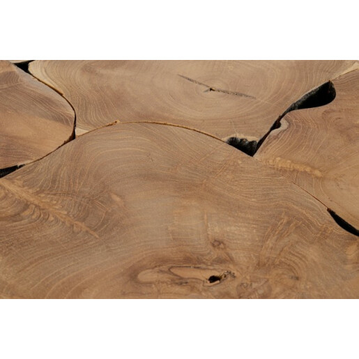 Masuta lemn natur Elwood 40x40x40 cm