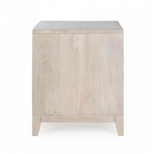 Noptiera lemn mango natur Archita 47x40x46 cm