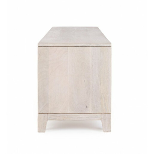 Comoda TV 2 usi lemn mango natur Archita 160x40x48 cm