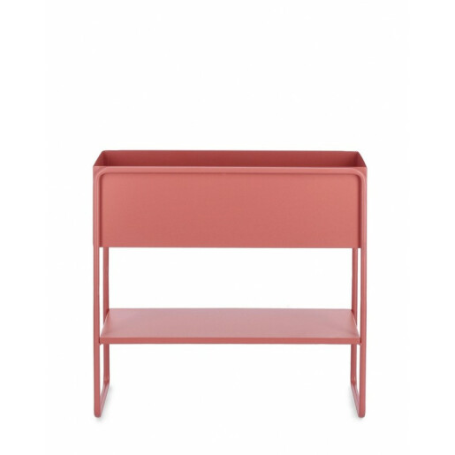 Suport flori metal roz Madelyn 45x18x44 cm