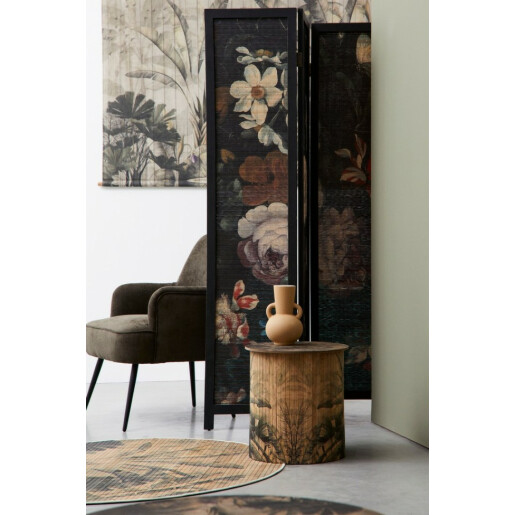 Paravan decorativ lemn bambus Sayuri 120x2x180 cm