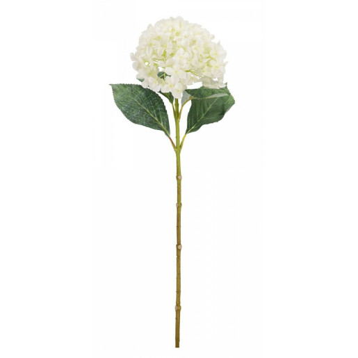 Set 12 Hortensii artificiale alb verde 30x25x67 cm