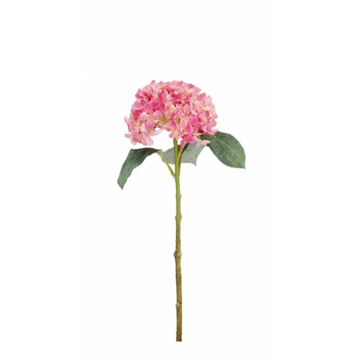 Set 12 Hortensii artificiale verde roz 22x22x47 cm