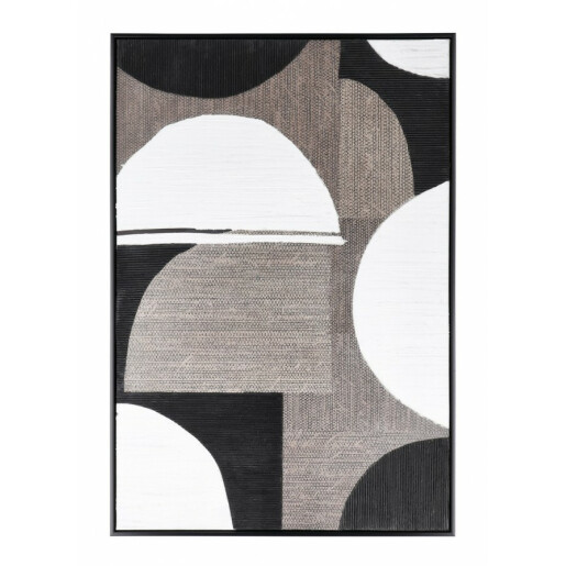 Tablou textil abstract multicolor 82.6x4.3x122.6 cm