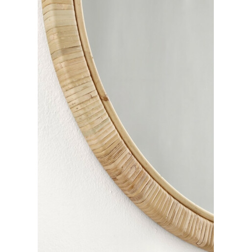 Oglinda perete ratan natur Hakima 60x2 cm