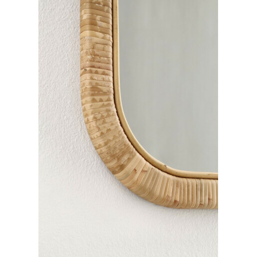 Oglinda perete ratan natur Hakima 50x2x70 cm