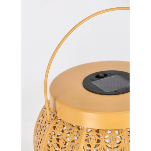 Lampa solara otel galben Samir 20x20 cm