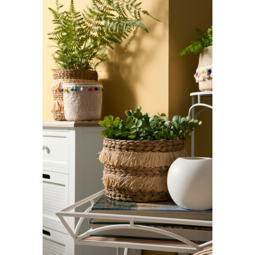 Ghiveci flori ciment Colombia 23.5x16 cm