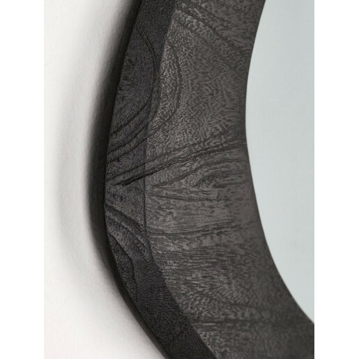 Oglinda perete lemn negru Erin 50x3x44 cm