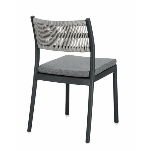 Set 4 scaune Alvin gri 49.5x52.5x82 cm