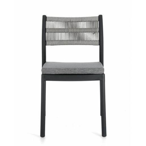 Set 4 scaune Alvin gri 49.5x52.5x82 cm