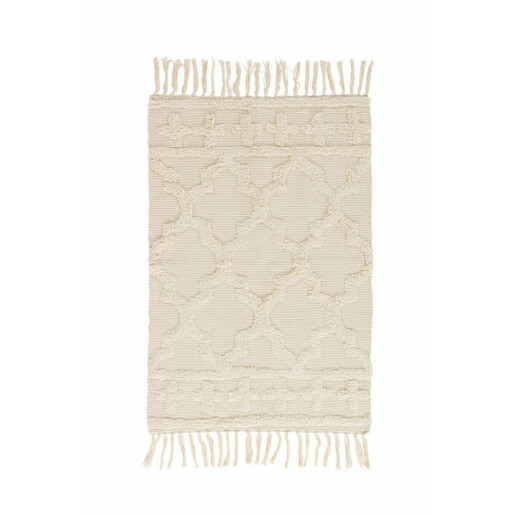 Covoras bumbac ivoire Namiko 60x90 cm