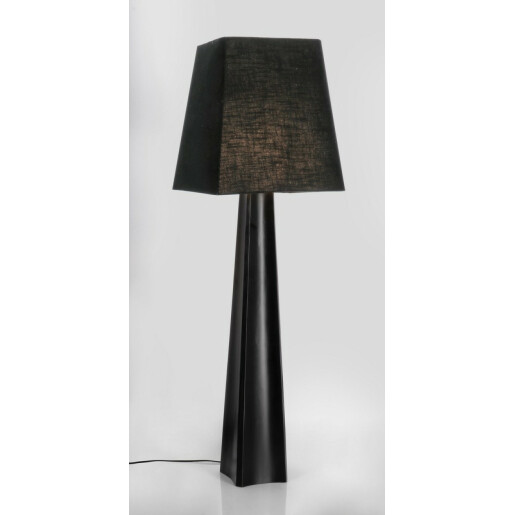Lampadar metal bumbac negru Tripura 46x151 cm