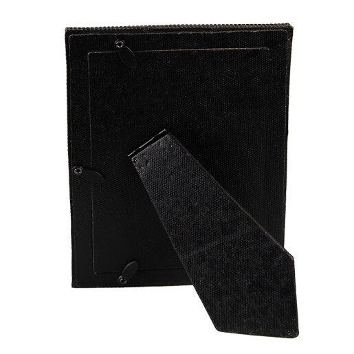 Rama foto de masa polirasina neagra aurie 13x1x18 cm, 10x15 cm