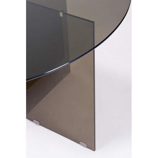 Masa sticla amber Iride Ø130x75h