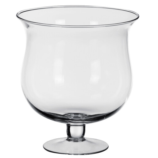 Vaza flori sticla transparenta  23,5 x 26 cm